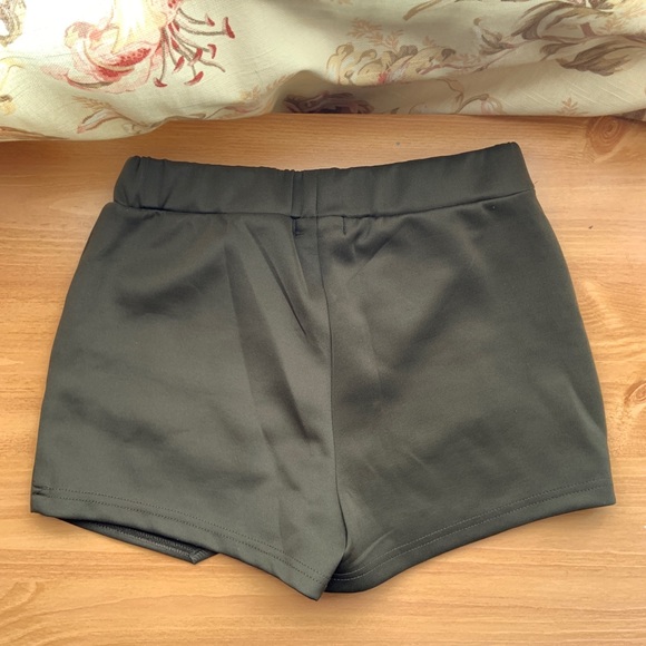Army Green Skort - Picture 2 of 4